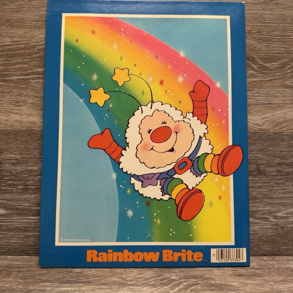 Vintage Hallmark Mead‎ 1983 RAINBOW BRITE Twink 2 Pocket Portfolio folder